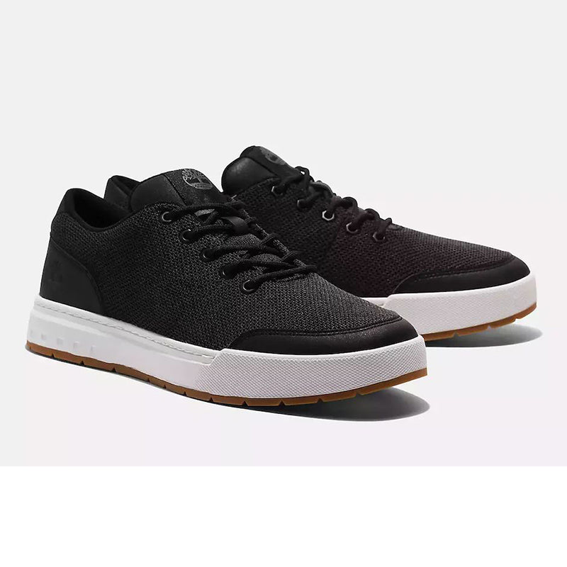 حذاء رياضي Timberland منخفض برباط للرجال البالغين، أسود