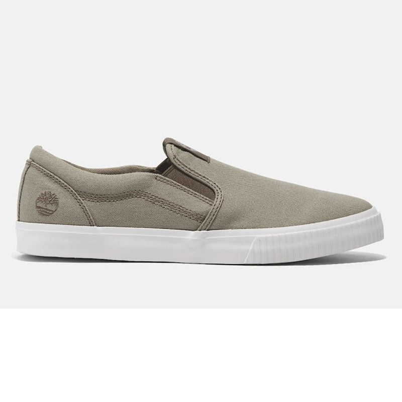 حذاء رياضي Timberland Low Slip On للرجال البالغين، لون بيج