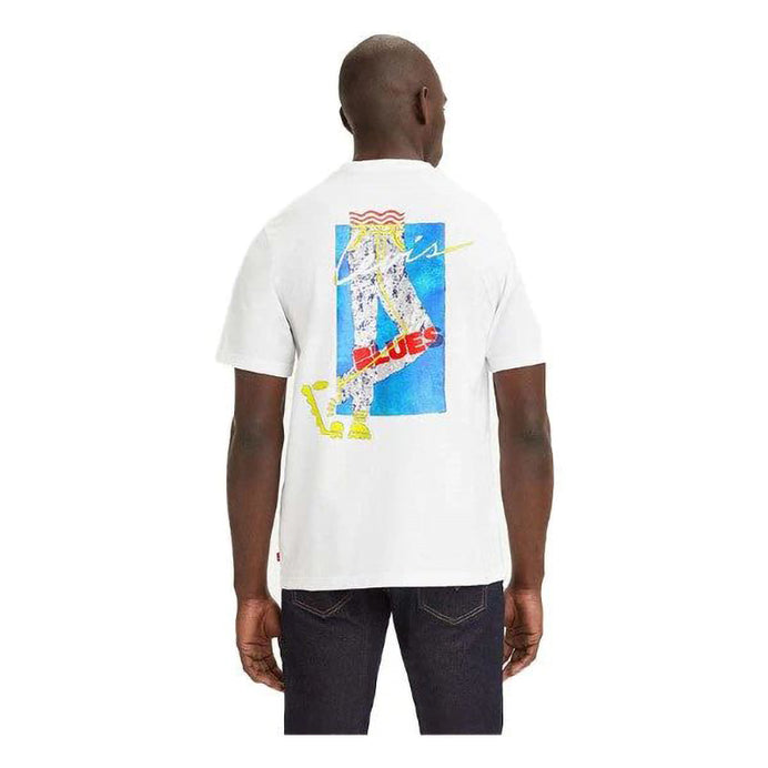 Levis Ss Relaxed Fit Tee Adults Male Tshirts White