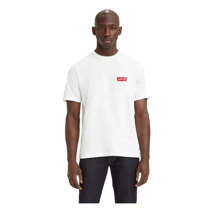 Levis Ss Relaxed Fit Tee Adults Male Tshirts White