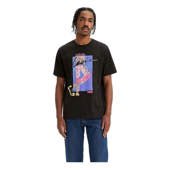 Levis Ss Relaxed Fit Tee Adults Male Tshirts Black