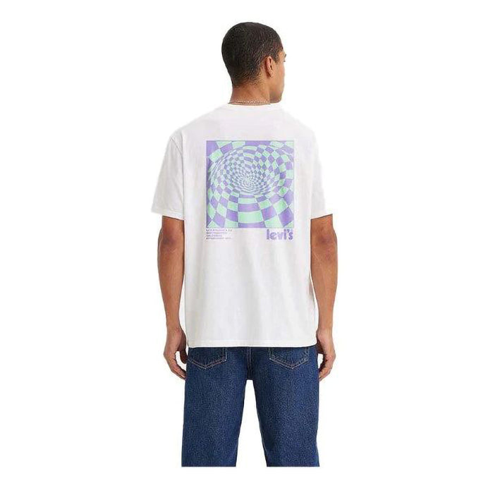 Levis Ss Relaxed Fit Tee Adults Male Tshirts White