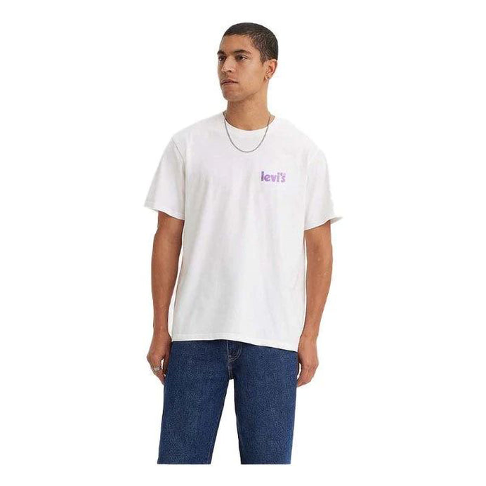 Levis Ss Relaxed Fit Tee Adults Male Tshirts White