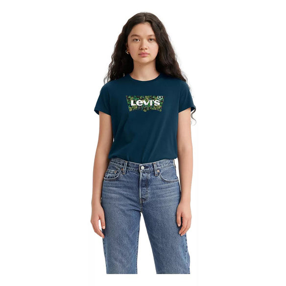 Levis The Perfect Tee Adults Female Tshirts Green