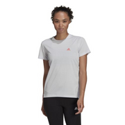 Adidas Aeroready Designed 2 Move 3-Stripes Sport T-Shirt Adults Female Tshirts Grey