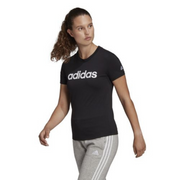 Adidas Loungewear Essentials Slim Logo T-Shirt Adults Female Tshirts Black