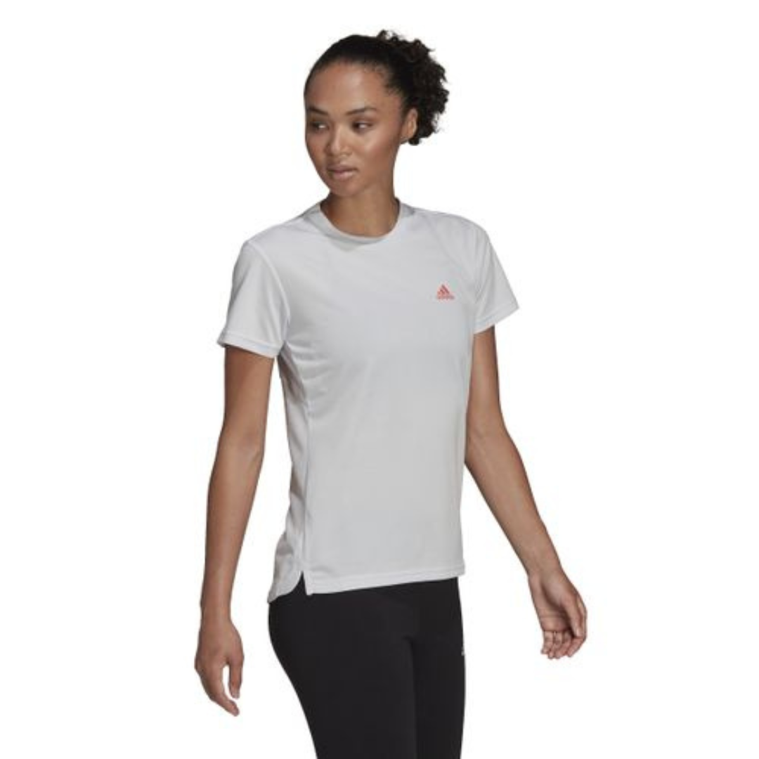 Adidas Aeroready Designed 2 Move 3-Stripes Sport T-Shirt Adults Female Tshirts Grey