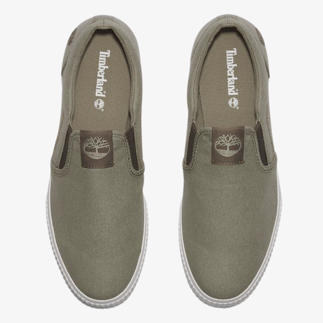 Timberland Low Slip On Sneaker Adults Male Slip-On Shoes Beige
