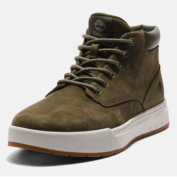 Timberland Mid Lace Up Sneaker Adults Male High Top Sneakers Olive Green