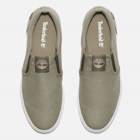 Timberland Low Slip On Sneaker Adults Male Slip-On Shoes Beige