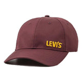 Levis Gold Tab Cap Adults Unisex Caps Burgundy