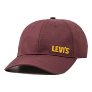 قبعات Levis Gold Tab للبالغين من الجنسين - لون عنابي
