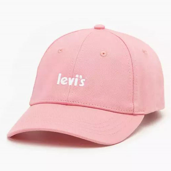 Levis Women'S Poster Logo Adults Unisex Caps Pink