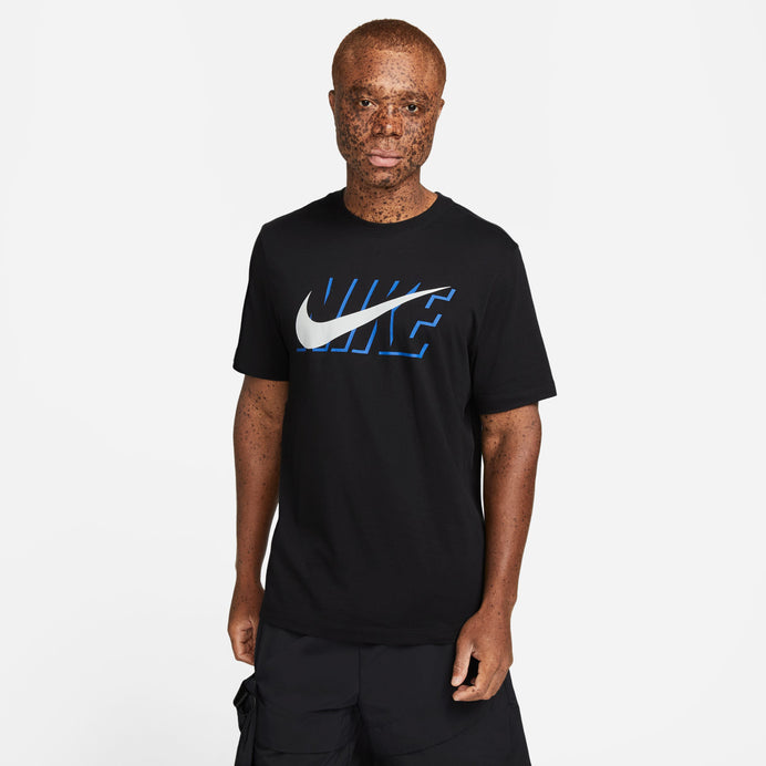 Nike Sportswear M Nsw Tee Swoosh Block Adults Male Tshirts Black