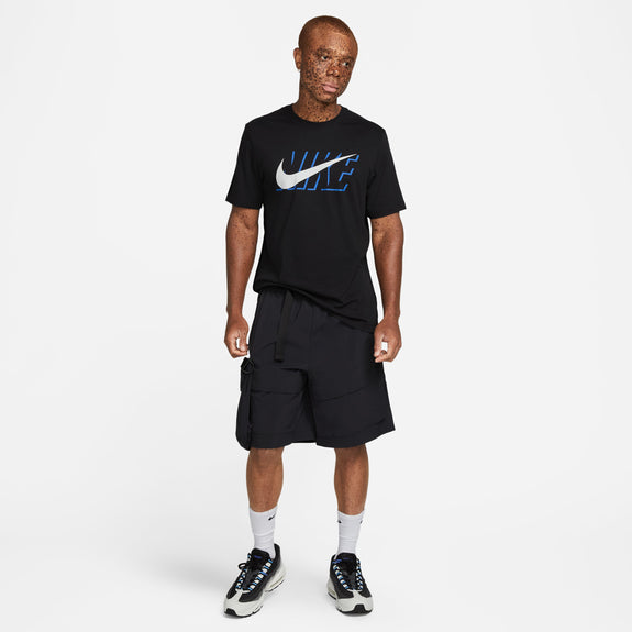 Nike Sportswear M Nsw Tee Swoosh Block Adults Male Tshirts Black