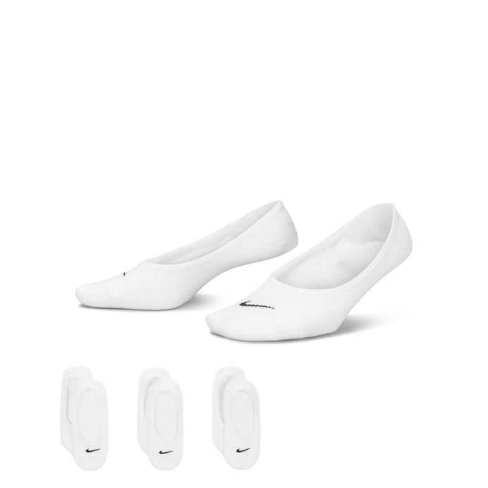 Nike Training W Nk Evry Ltwt Foot 3Pr Adults Female No Show Socks White