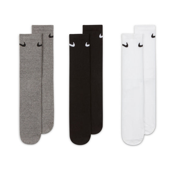 Nike Training U Nk Everyday Ltwt Crew 3Pr Adults Unisex Crew Socks Multi