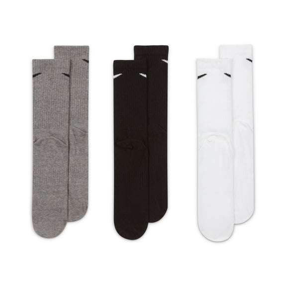 Nike Training U Nk Everyday Ltwt Crew 3Pr Adults Unisex Crew Socks Multi